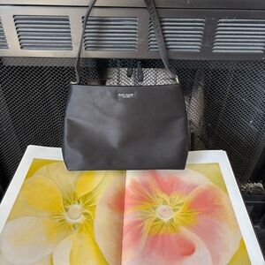 Kate Spade Structured Black Fabric Bag